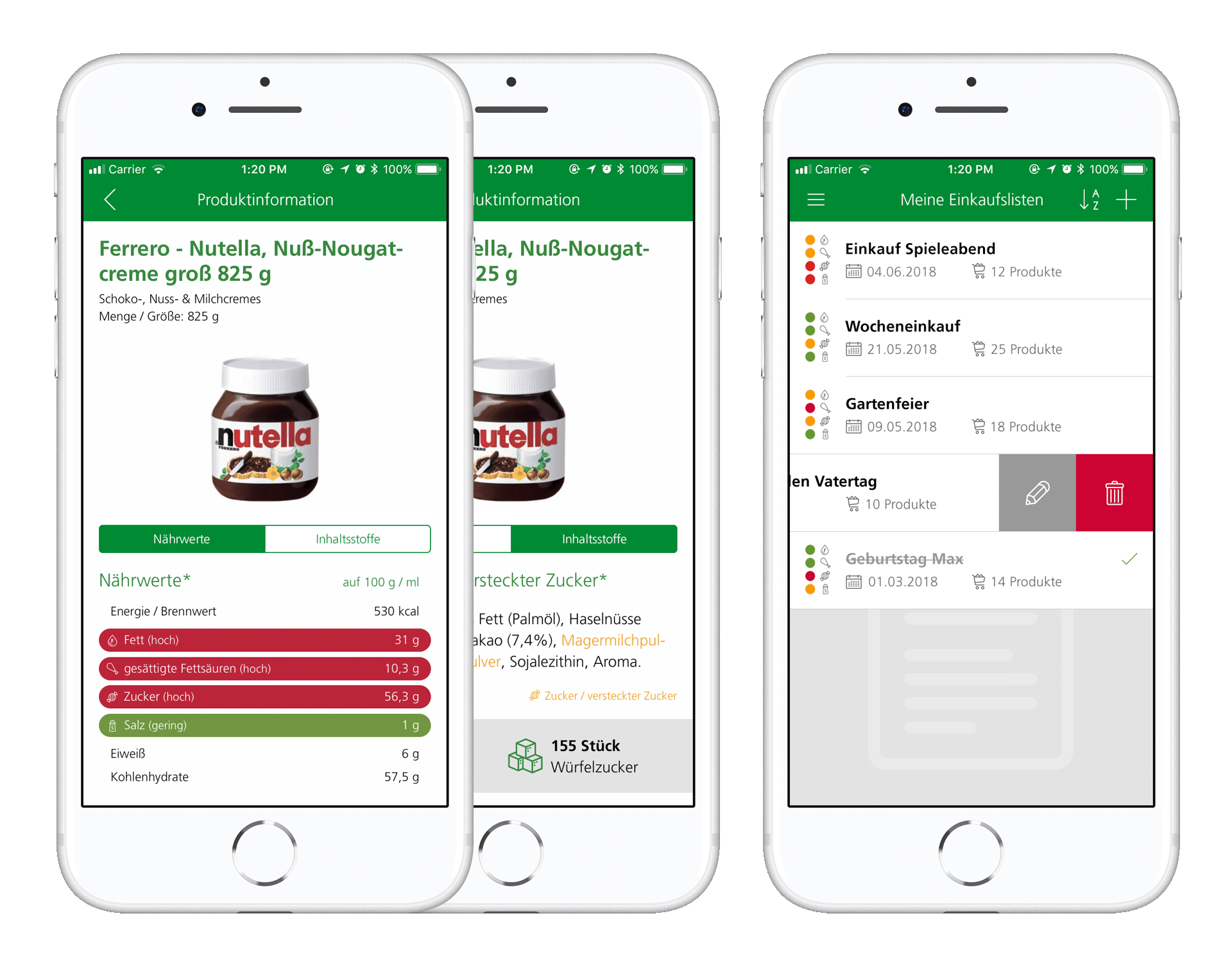 AOK App - Gesund Einkaufen