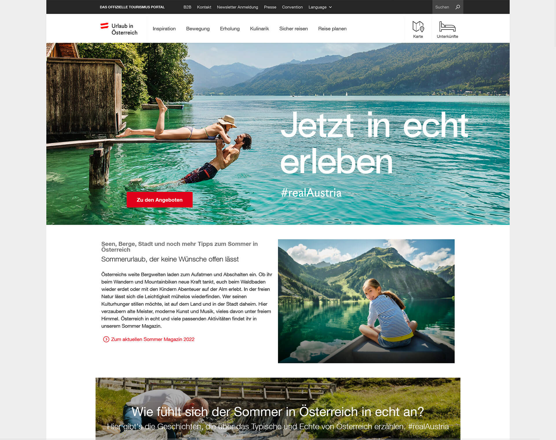 Östereich: Das offizielle Tourismus Portal